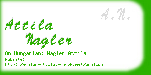 attila nagler business card